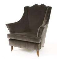 Lot 608 - An Italian armchair