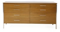 Lot 524 - A walnut chest of drawers