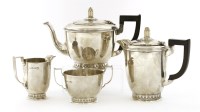 Lot 118 - A George V matching silver tea set