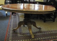Lot 1029 - A Victorian walnut loo table