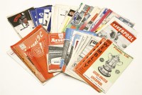 Lot 368 - A quantity of vintage football programmes