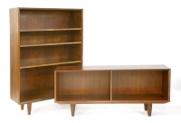 Lot 630 - Two Danish rosewood bookcases