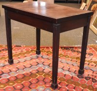 Lot 1021 - A George III mahogany side table