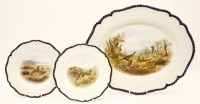 Lot 371 - A Royal Worcester meat plate