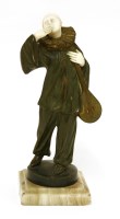 Lot 151 - An Art Deco patinated bronze figure
