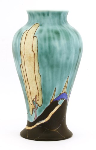 Lot 120 - A Clarice Cliff 'Inspiration' meiping vase