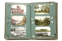 Lot 344A - An Edwardian album of post cards