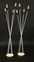 Lot 296 - A pair of floor lamps
