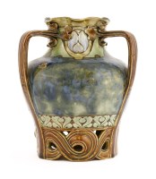 Lot 31 - A Doulton Lambeth stoneware vase