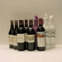Lot 313 - Assorted 2004 Red Bordeaux First Growths to include three bottles each: Château Haut-Brion