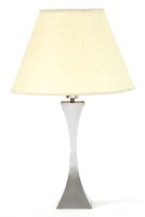 Lot 483 - A chrome table lamp