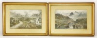 Lot 581 - J.T. Parry (19th/20th century)
'MOUNT GARN IN MIST FROM BENGLOG BRIDGE'
'MOUNT GLYDER FROM IDWALL'
A pair