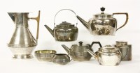 Lot 127 - A collection of silver-plated items