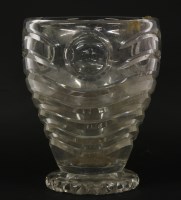 Lot 227 - A Webb cut glass vase