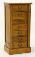 Lot 683 - An early 20th century pine Wellington chest