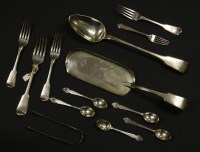 Lot 62 - Silver cutlery items