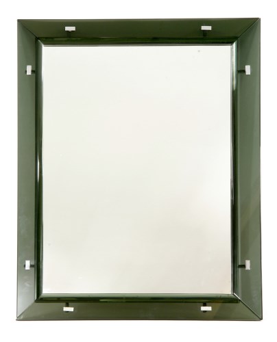 Lot 254 - A smoke glass mirror 'Model 2103'
