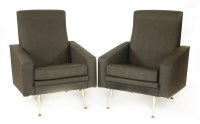 Lot 324 - A pair of Italian armchairs