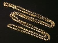 Lot 10 - A Regency gold guard chain