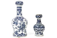 Lot 279A - Two Dutch blue and white vases