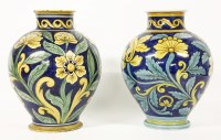 Lot 462 - Two Cantagalli pottery vases