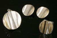 Lot 694 - A sterling silver Norwegian pendant