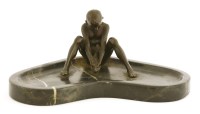 Lot 152 - A bronze figure of a boy