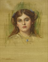 Lot 849 - Florence Kate Upton (1873-1922)
PORTRAIT STUDY OF A GIRL