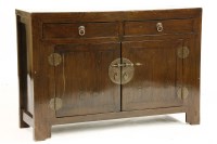 Lot 692 - A Chinese elm cabinet
