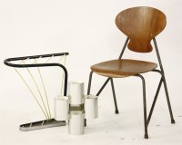 Lot 660 - A plywood and chrome chair