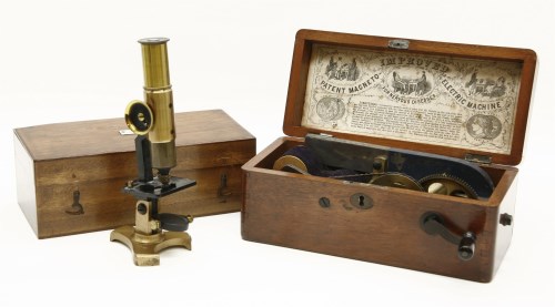 Lot 381 - An improved patent magneto-electric machine for nervous diseases