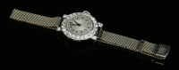 Lot 150 - A ladies' Art Deco diamond set mechanical cocktail watch