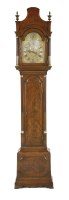 Lot 863 - A George III mahogany eight-day longcase clock