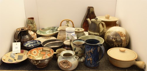 Lot 438 - A large quantity of studio and art pottery and ceramics