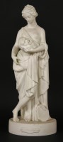 Lot 417 - A 19th century Parianware type bisque porcelain figure