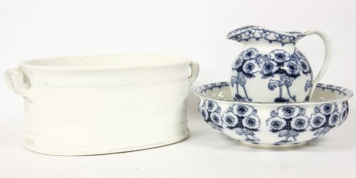 Lot 430 - A Victorian jug and basin