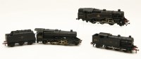 Lot 164 - Three Hornby Dublo Locomotives: LMS No. 6917 0.6.1; BR No. 80054 2.6.4 BR No. 48158 1.8.0. with tender