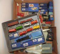 Lot 328 - Three boxes of Hornby Dublo railway items