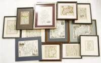 Lot 452 - A collection of antique maps