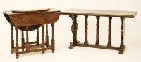 Lot 609 - A Jacobean style low table