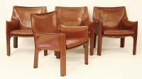 Lot 615 - A set of four red leather upholstered armchairs (4)

Provenance: From North Mymms Park Estate

* This lot will be sold with VAT on the hammer price