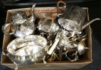 Lot 350A - A quantity of silver plated items