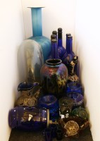 Lot 357 - A collection of coloured glass