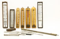 Lot 105 - A collection of various thermometers