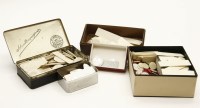 Lot 93 - A collection of various bone and mother of pearl gaming counters