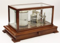 Lot 243 - AF Robson & Co lacquered brass barograph