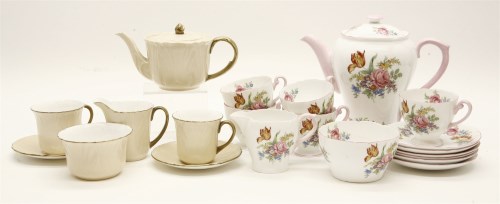 Lot 361 - A Shelley part coffee service