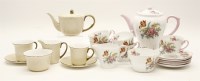 Lot 361 - A Shelley part coffee service