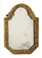 Lot 1104 - A Continental wall mirror