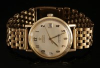 Lot 528 - A gentlemen's 9ct gold Omega Seamaster de Ville automatic watch